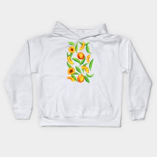 Millions of Peaches in Gouache Kids Hoodie